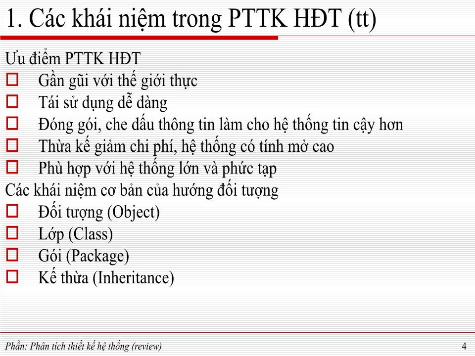 Bài giảng Phát triển ứng dụng - Phân tích thiết kế hệ thống trang 3