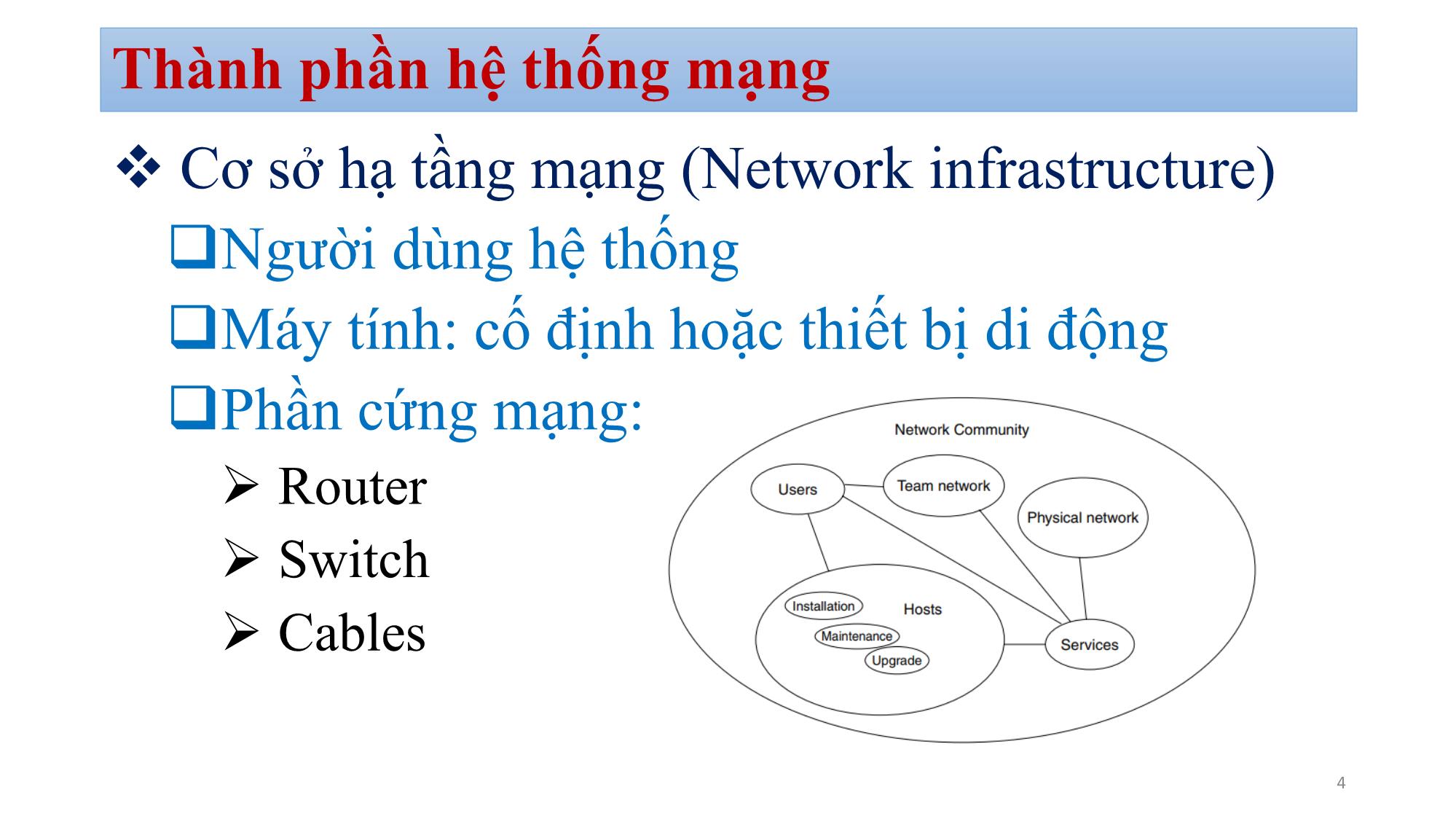 Bài giảng Quản trị mạng - Chương 1: Tổng quan quản trị mạng - Bùi Minh Quân trang 4