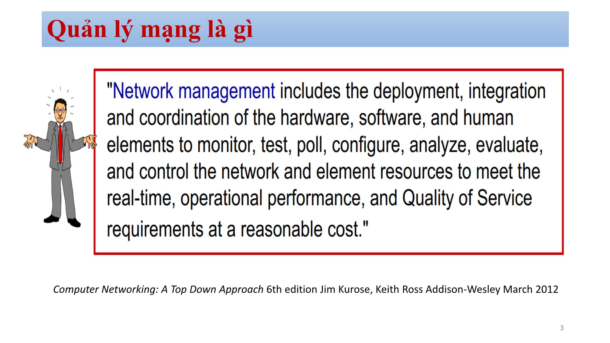 Bài giảng Quản trị mạng - Chương 4: Network Managerment - Bùi Minh Quân trang 3