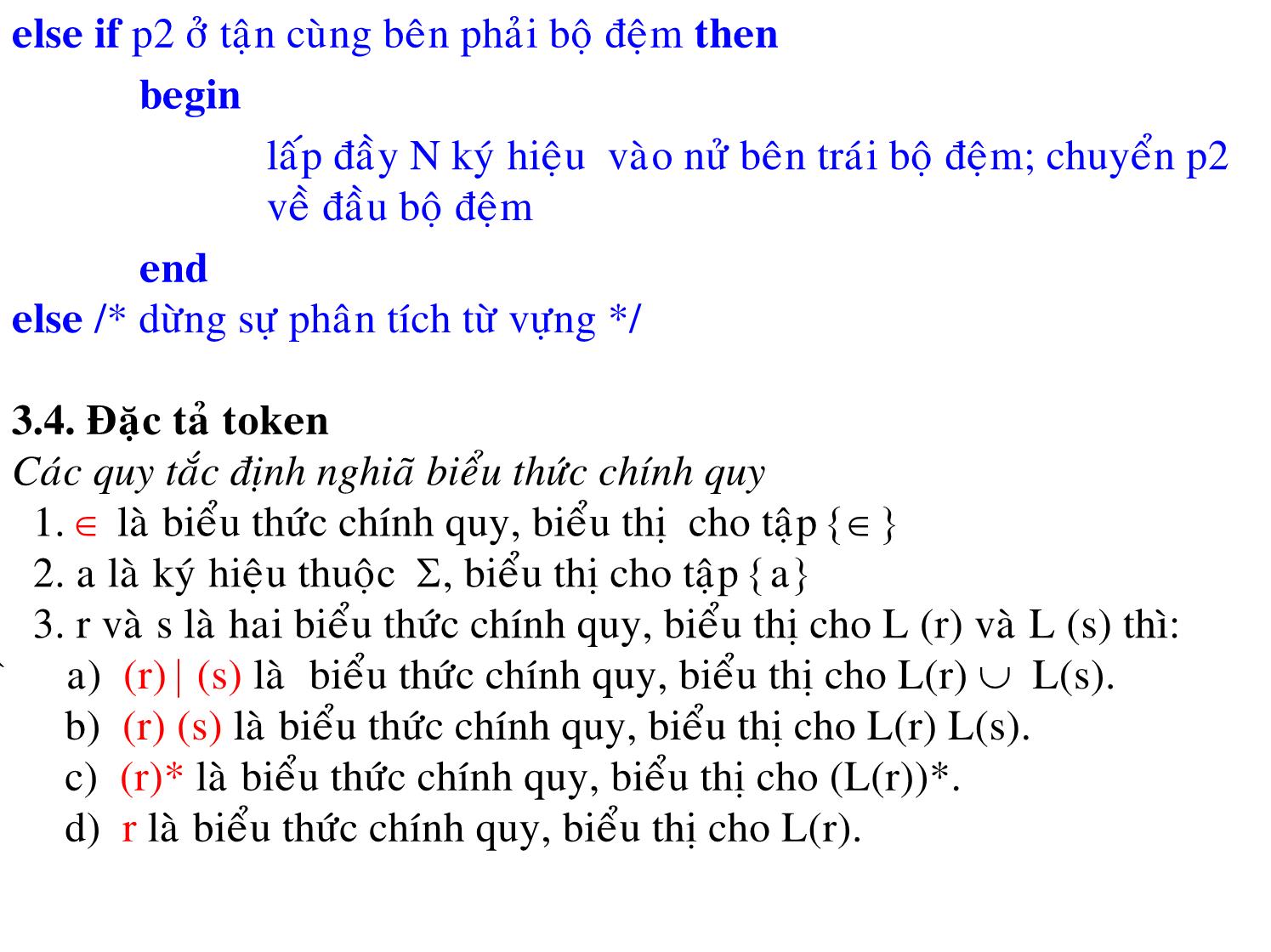 Bài giảng Trình biên dịch - Chương 3: Phân tích từ vựng trang 5