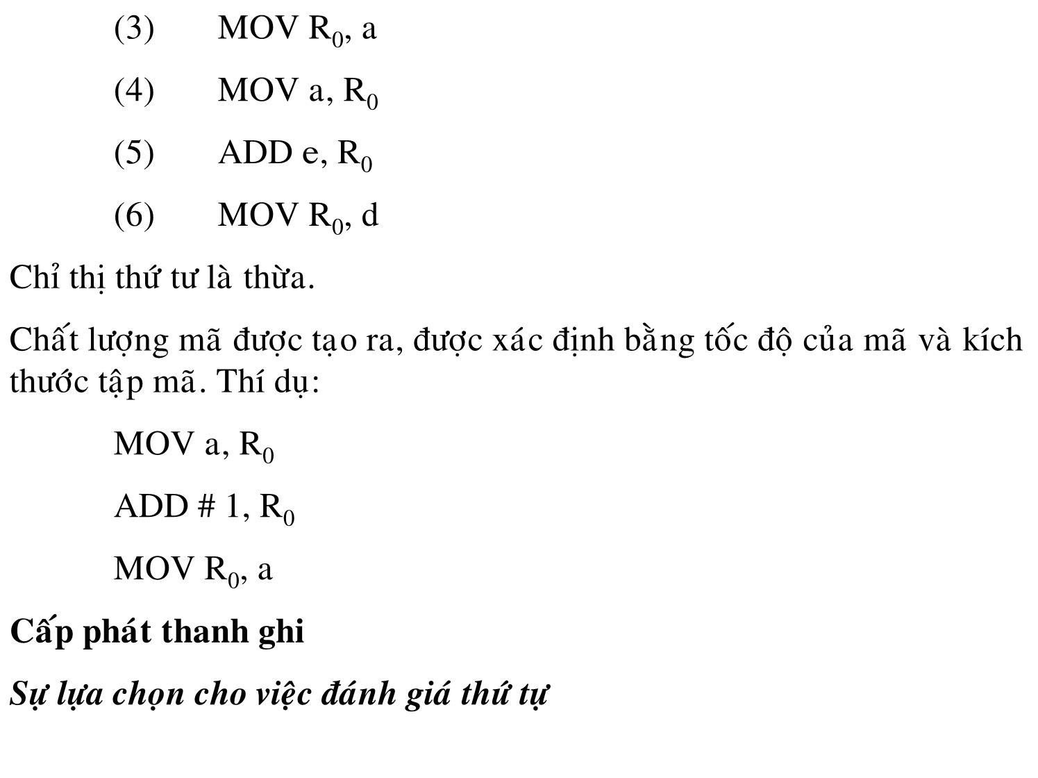 Bài giảng Trình biên dịch - Chương 9: Sinh mã đối tượng trang 3