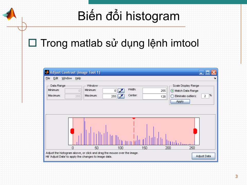 Bài giảng Xử lý tín hiệu nâng cao - Chương 6: Xử lý ảnh trong Matlab trang 2