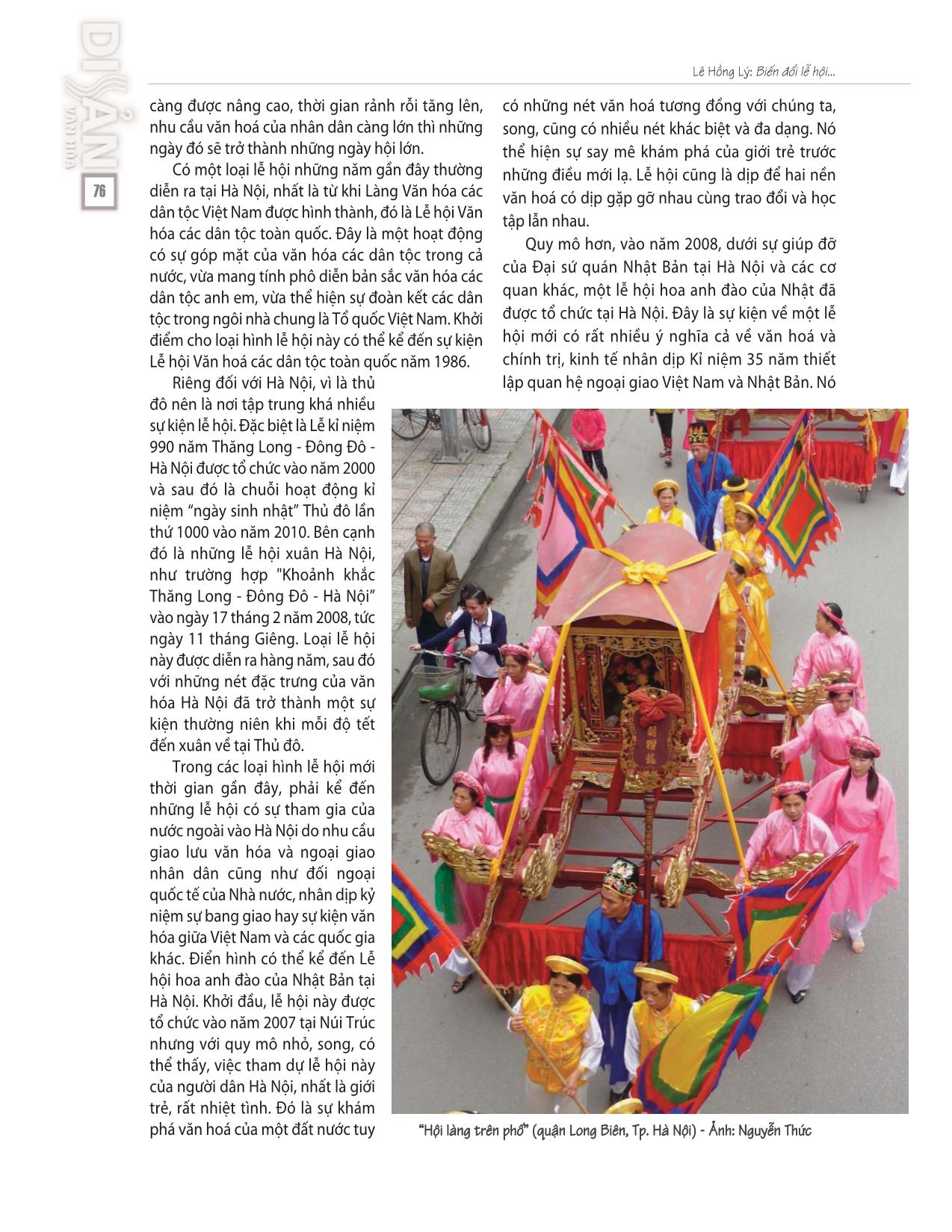 Biến đổi lễ hội ở đô thị - Quan sát từ Hà Nội trang 4