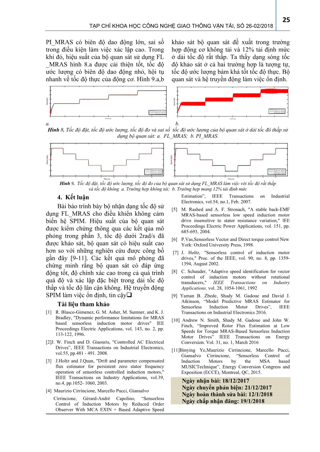 Bộ quan sát tốc độ sử dụng logic mờ cho hệ truyền động spim hiệu suất cao trang 5