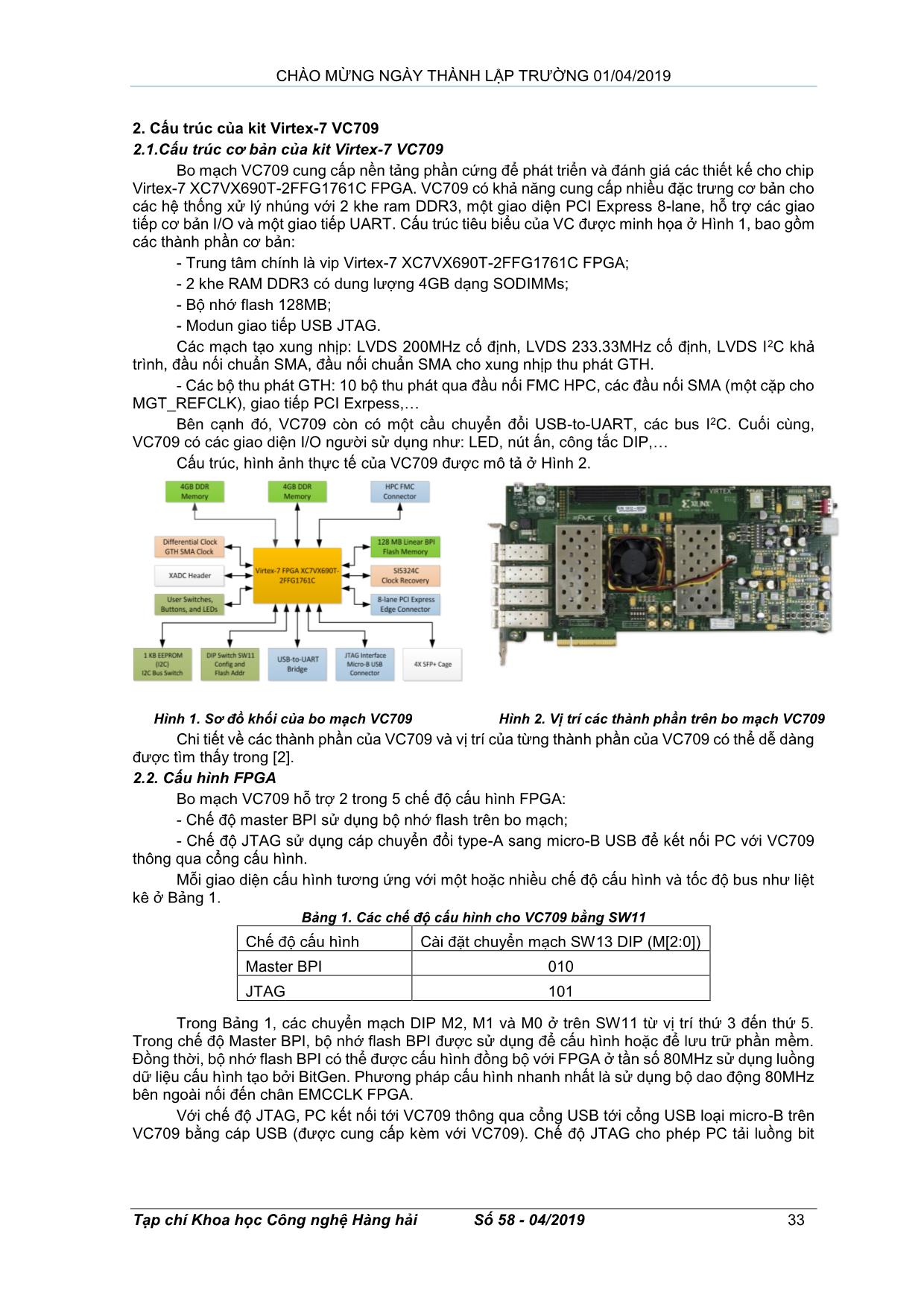 Cấu trúc kit Xillinx Virtex-7 VC709 và ứng dụng trang 2