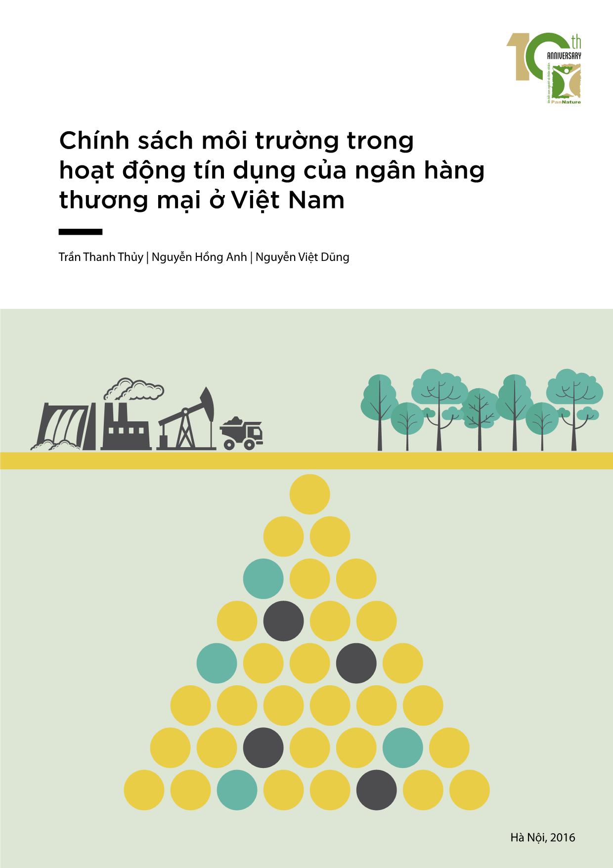 Chính sách môi trường trong hoạt động tín dụng của ngân hàng thương mại ở Việt Nam trang 1