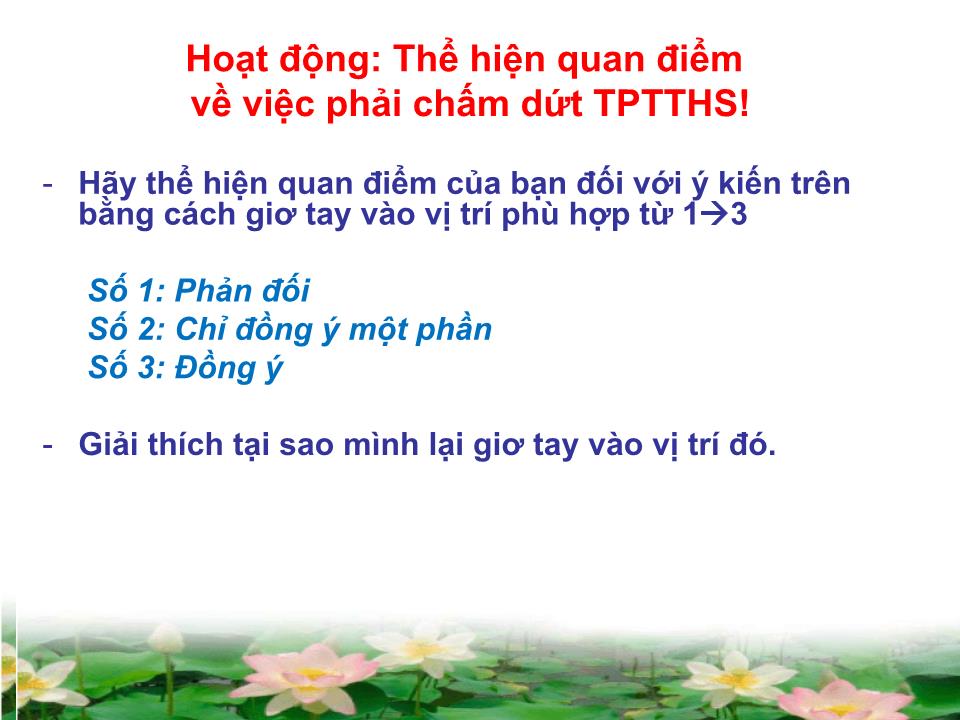 Chuyên đề Các biện pháp và hình thức tổ chức hoạt động giáo dục nhằm thực hiện kỷ luật tích cực trong trường THPT trang 3