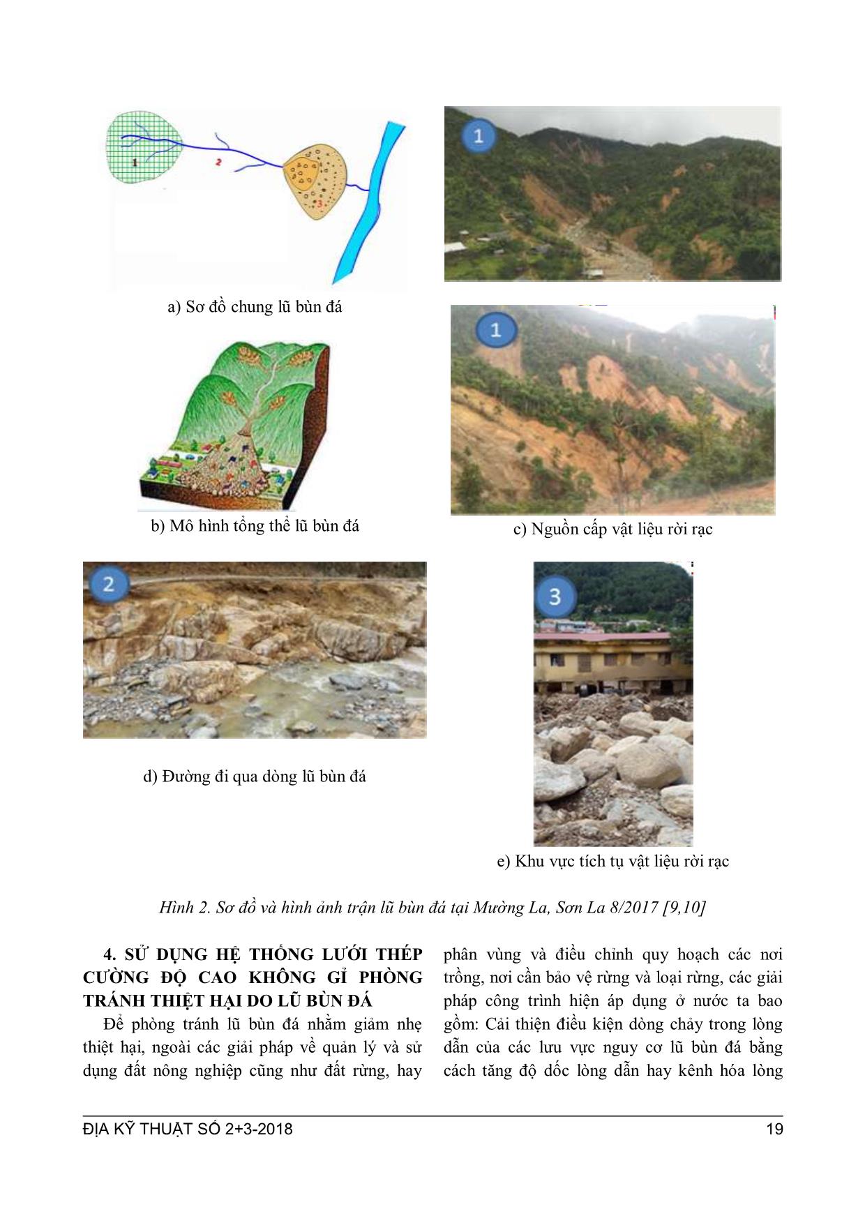 Đặc điểm lũ bùn đá và giải pháp cấu trúc linh hoạt giảm nhẹ tai biến do lũ bùn đá ở vùng núi phía Bắc Việt Nam trang 5
