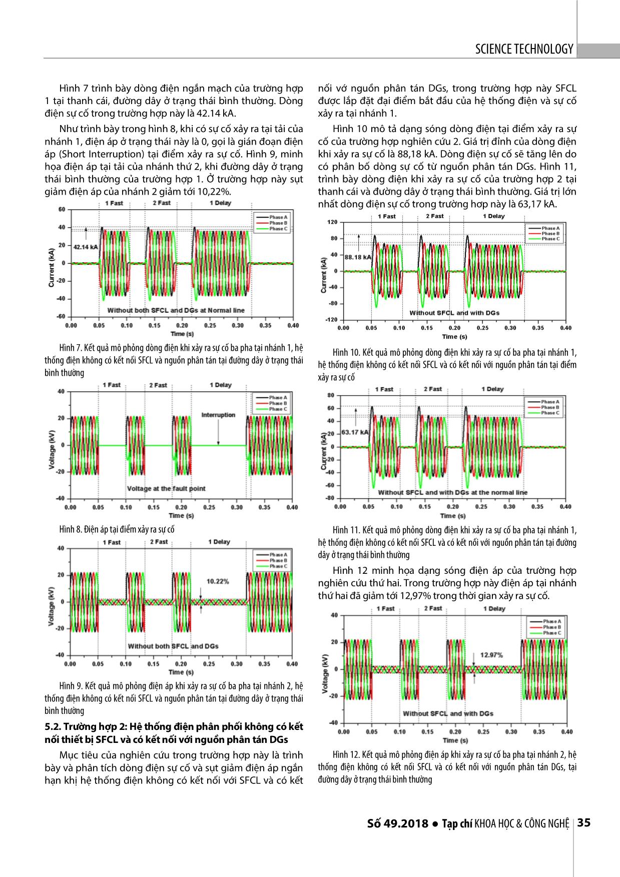 Đánh giá hiệu quả của thiết bị hạn chế dòng ngắn mạch bằng vật liệu siêu dẫn kiểu điện trở (R_SFCL) trong hệ thống điện phân phối có kết nối với nguồn phân tán trang 5
