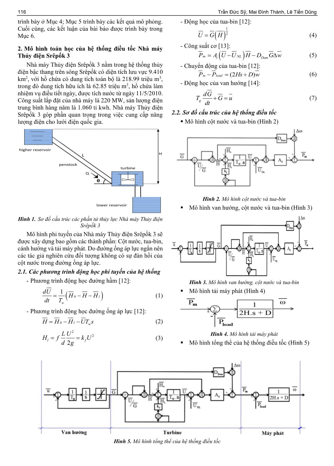 Đề xuất cải tiến thuật toán điều khiển hệ thống điều tốc nhà máy thủy điện Srêpốk 3 ứng dụng logic mờ trang 2