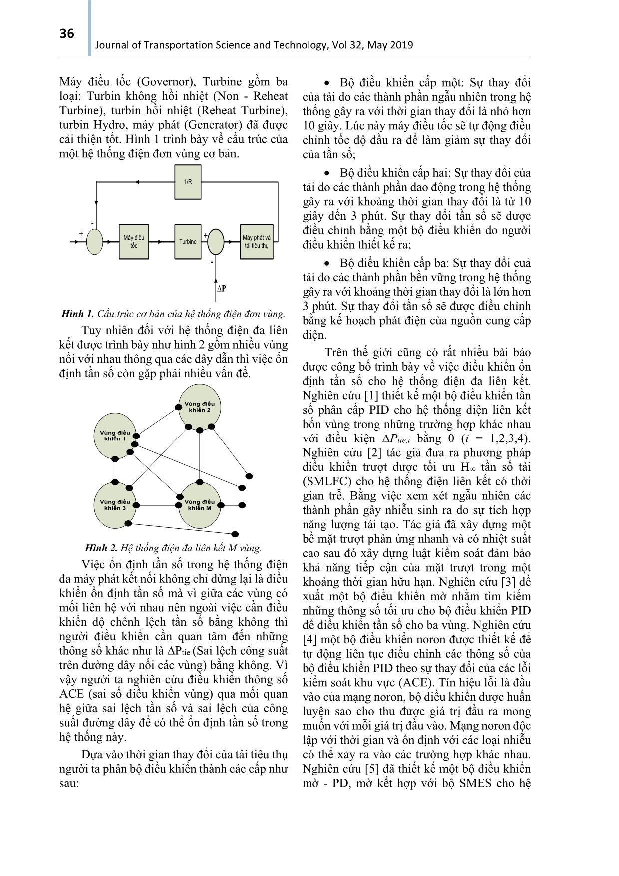 Điều khiển Fuzzy – PID cho hệ thống điện đa kết nối trang 2