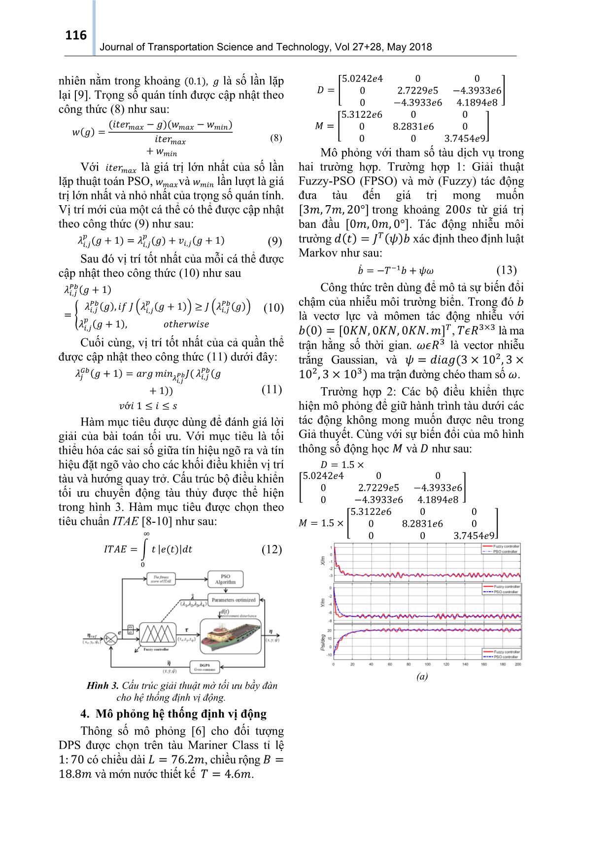 Điều khiển tối ưu hệ thống định vị động dựa trên kỹ thuật nâng cao Fuzzy-Pso trang 4