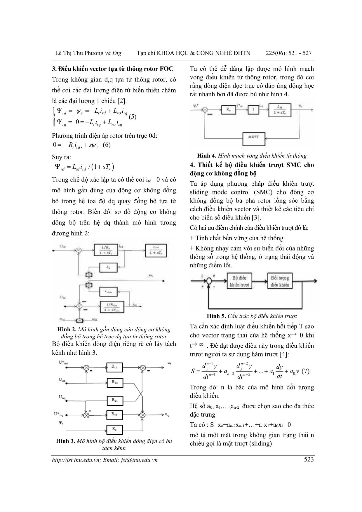 Điều khiển vị trí động cơ không đồng bộ ứng dụng bộ điều khiển trượt SMC trang 3