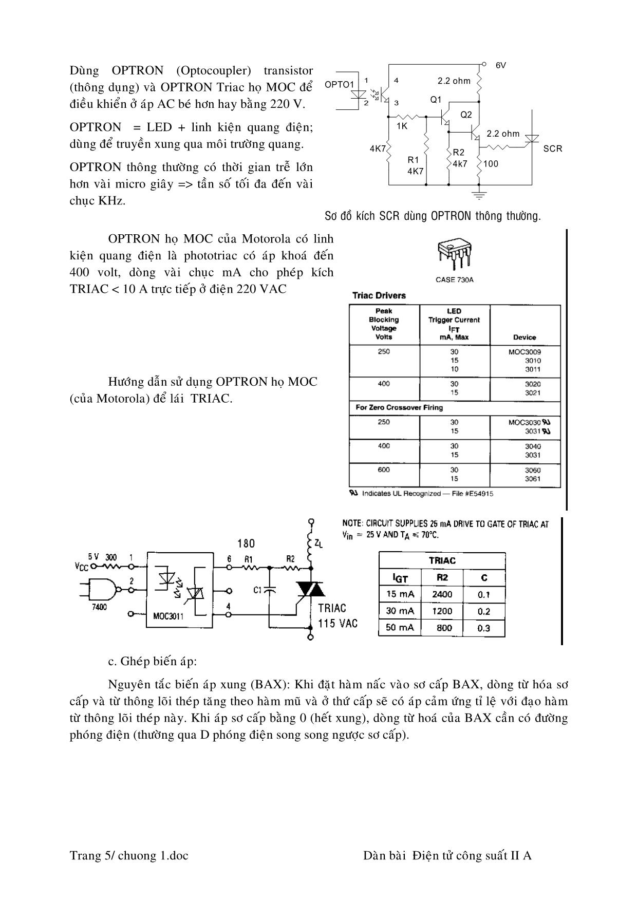 Giáo trình Điện tử công suất II A trang 5