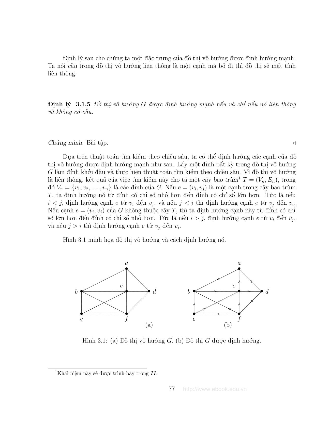 Giáo trình Đồ thị và các thuật toán - Chương 3: Các bài toán về đường đi trang 3