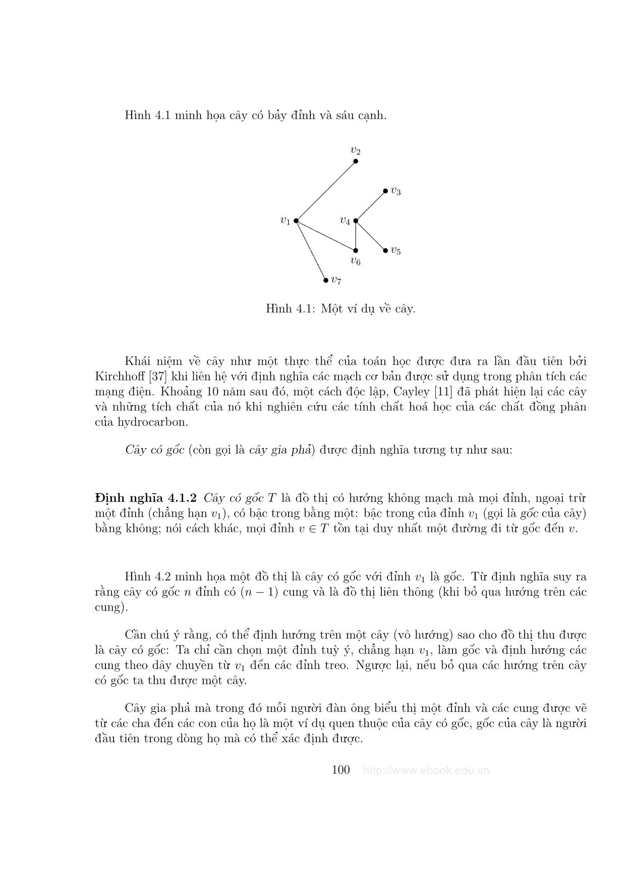 Giáo trình Đồ thị và các thuật toán - Chương 4: Cây trang 2