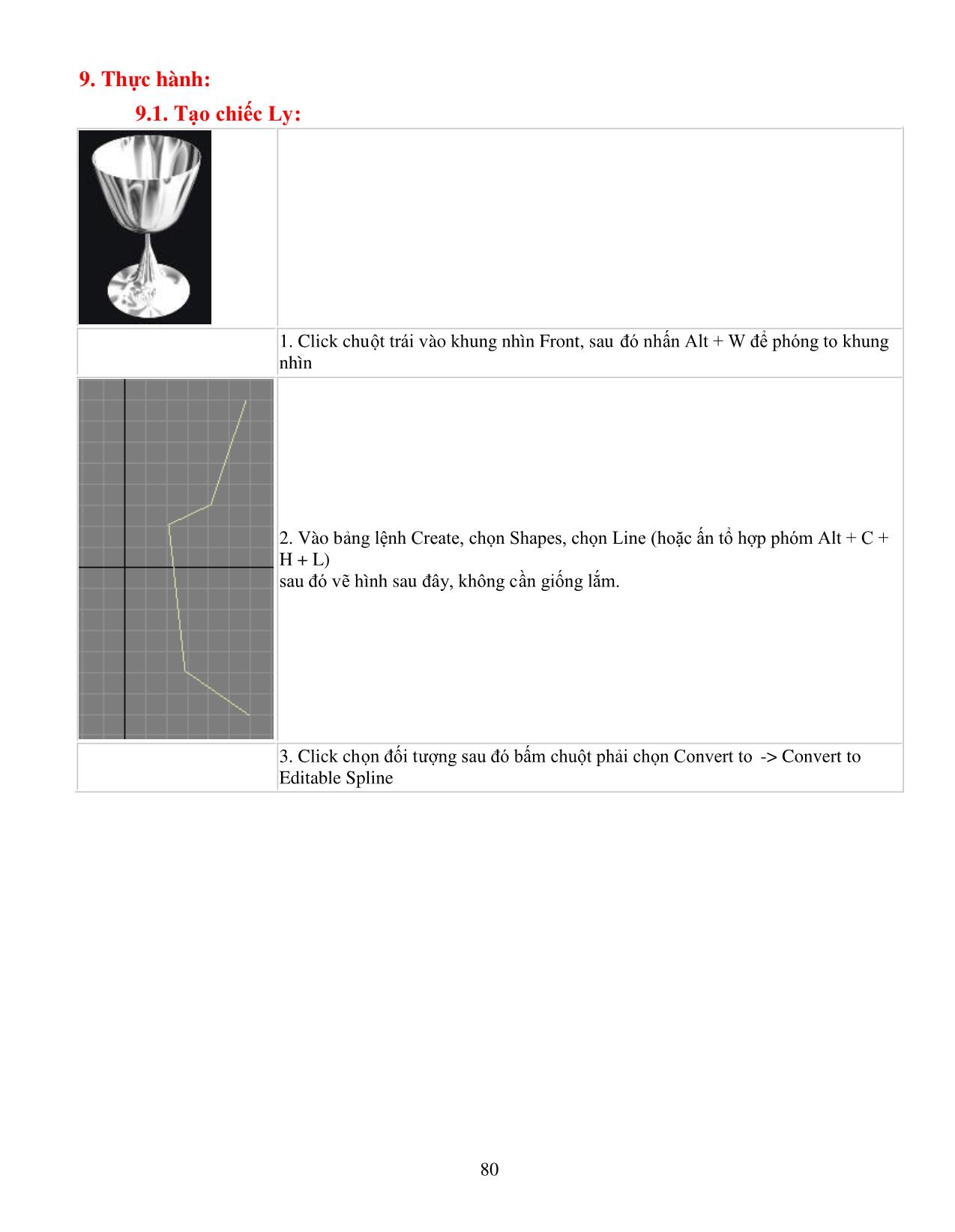 Giáo trình Hướng dẫn sử dụng 3D max (Phần 2) trang 1