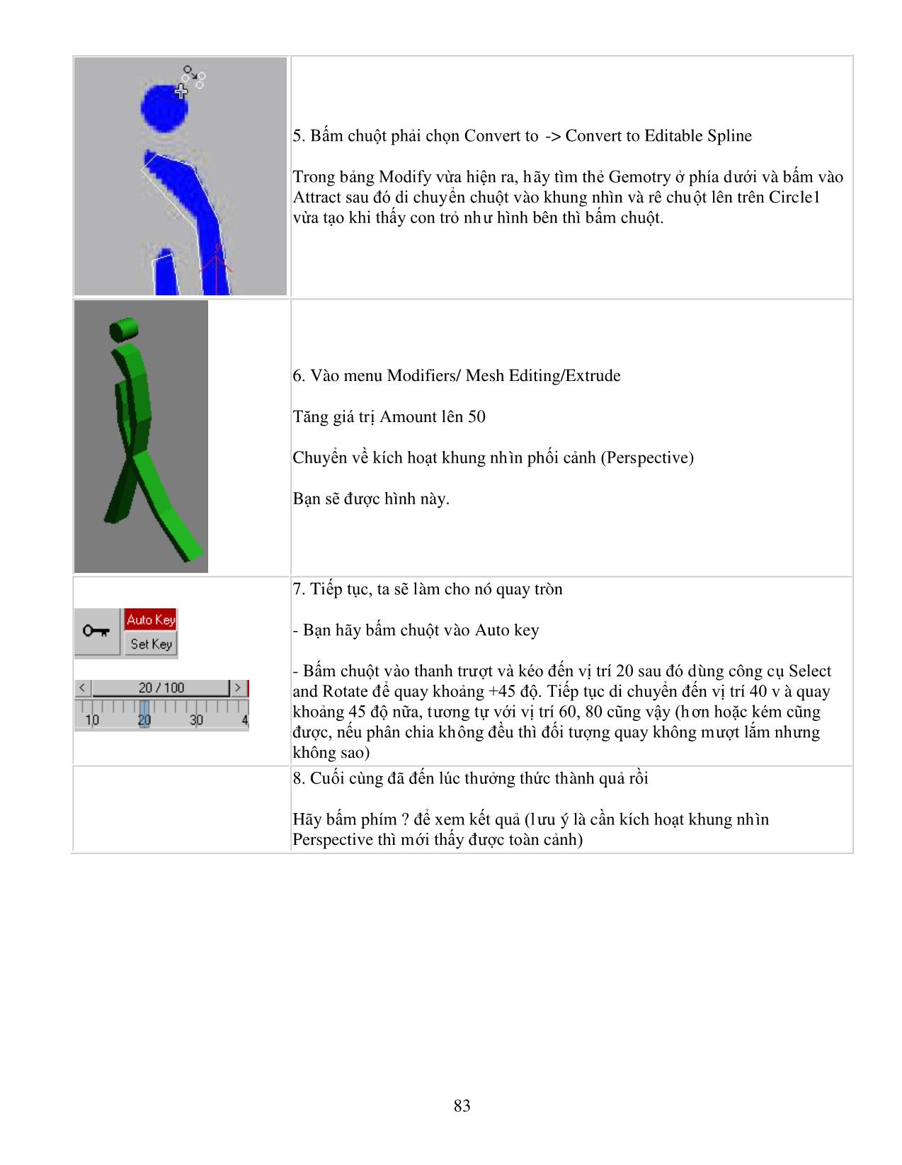 Giáo trình Hướng dẫn sử dụng 3D max (Phần 2) trang 4