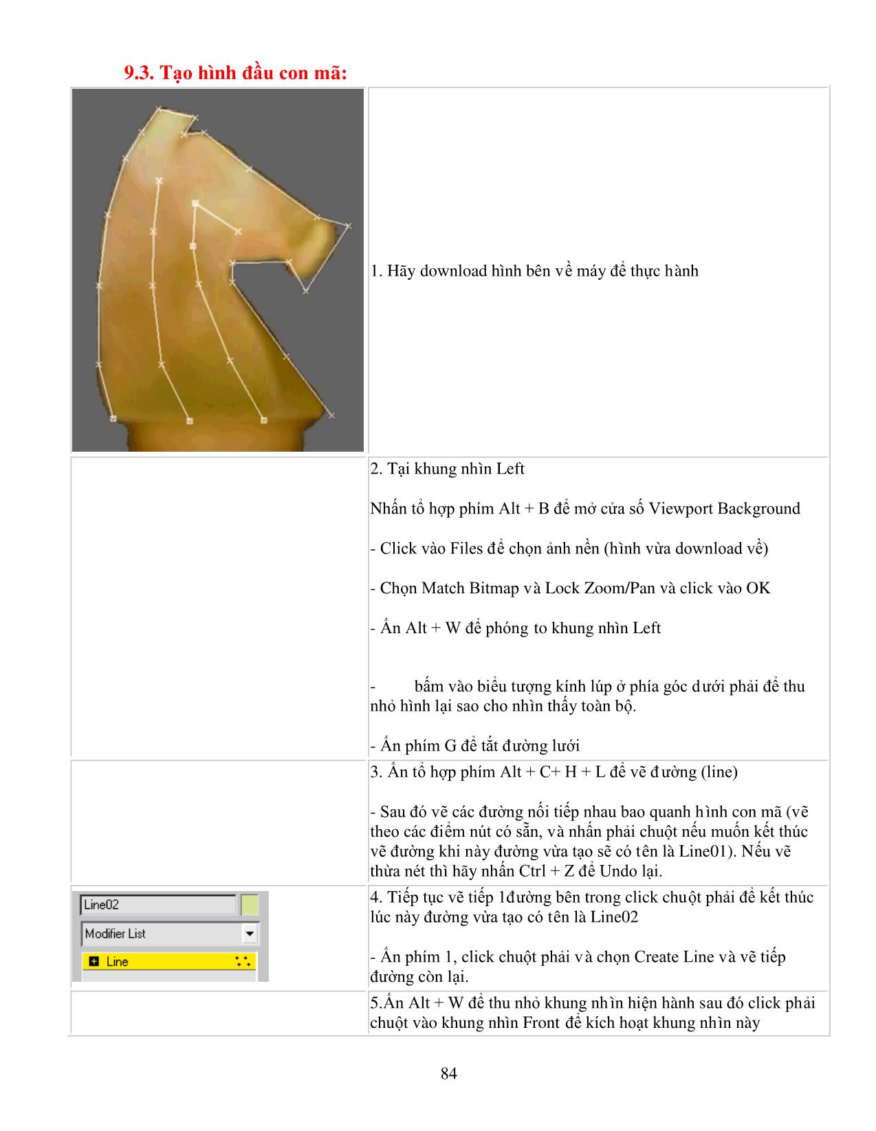 Giáo trình Hướng dẫn sử dụng 3D max (Phần 2) trang 5