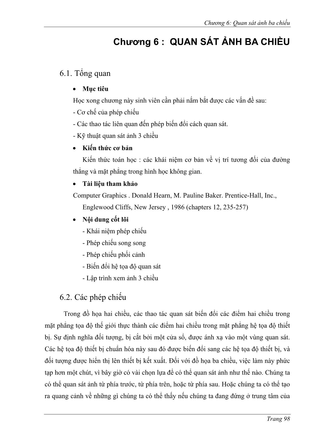 Giáo trình Kỹ thuật đồ họa (Phần 2) trang 1