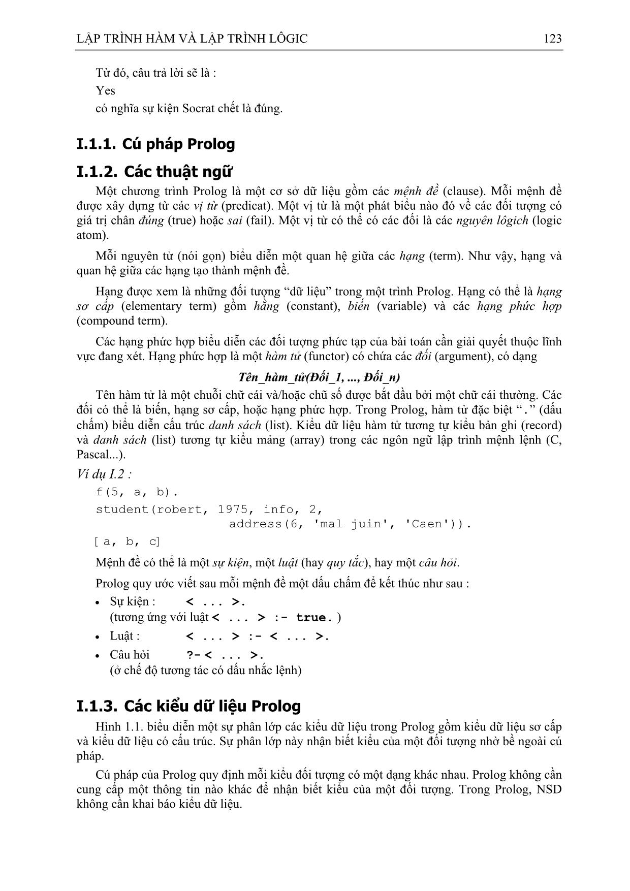 Giáo trình Lập trình hàm và lập trình Logic (Phần 2) trang 2