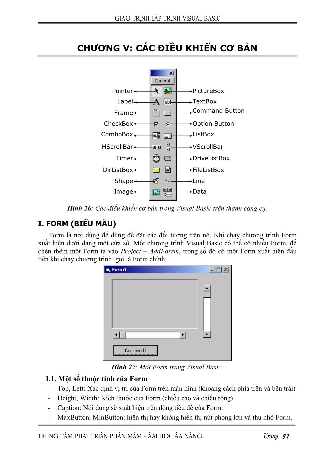 Giáo trình Lập trình Visual Basic (Phần 2) trang 1