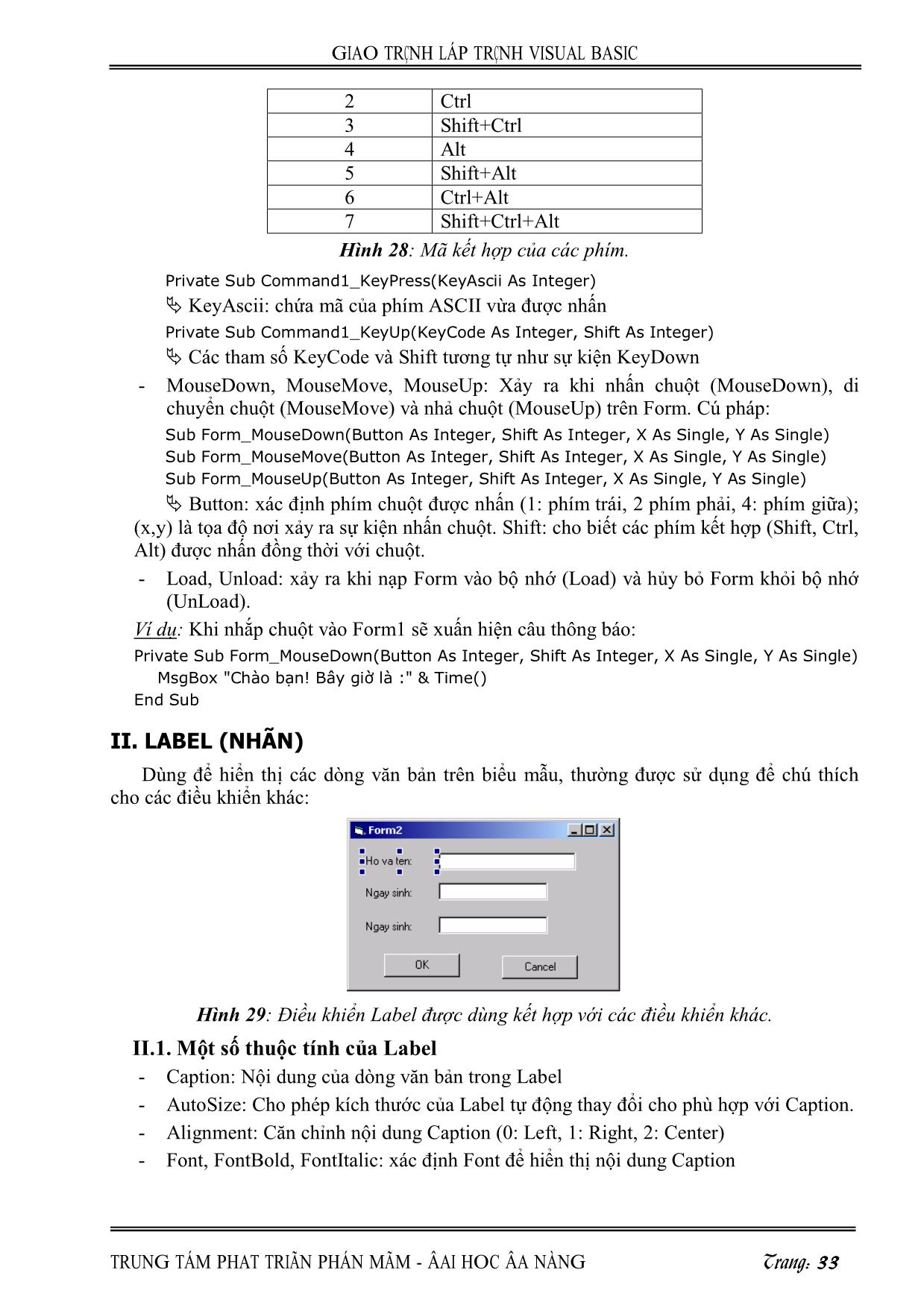 Giáo trình Lập trình Visual Basic (Phần 2) trang 3