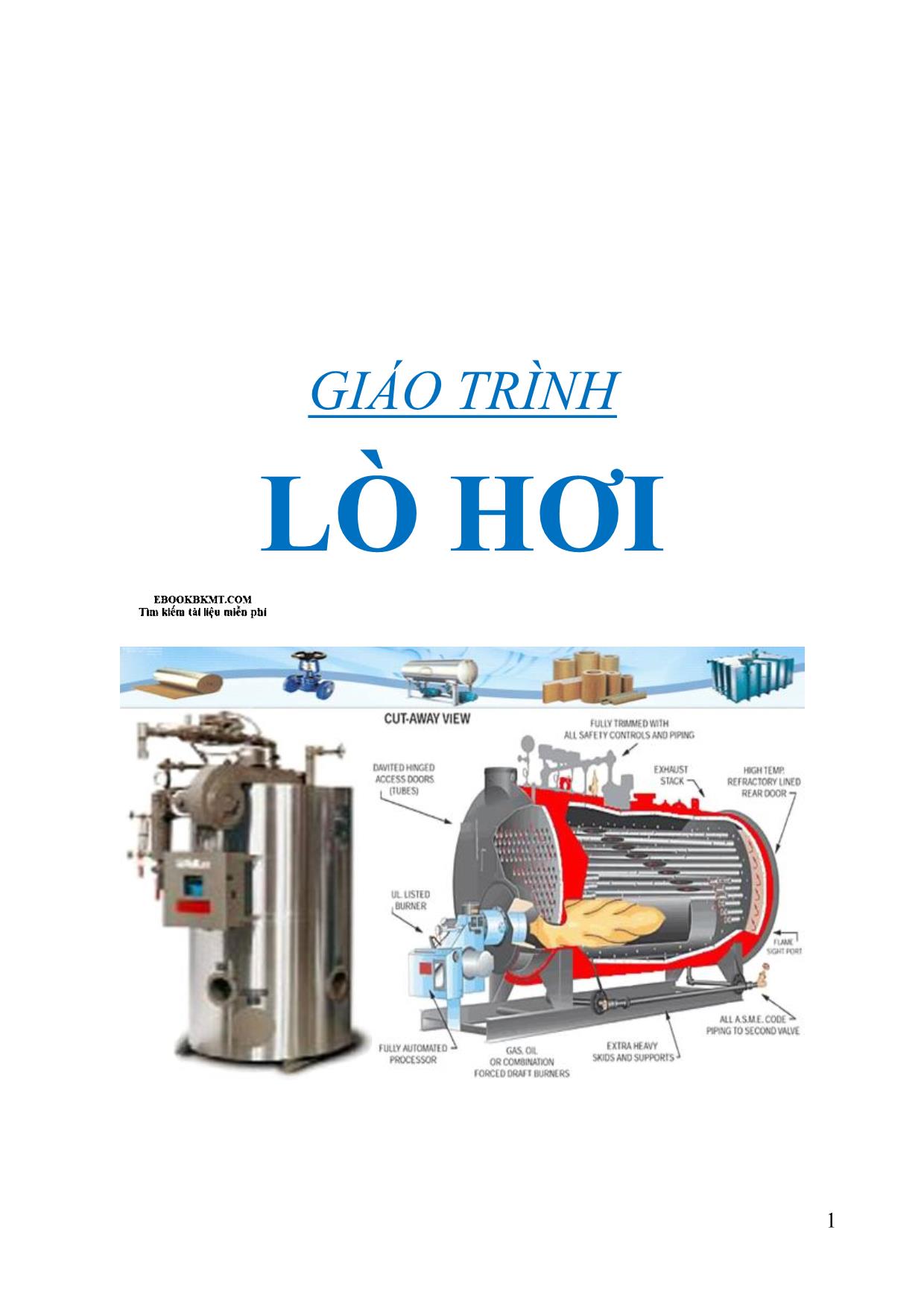 Giáo trình Lò hơi (Phần 1) trang 1