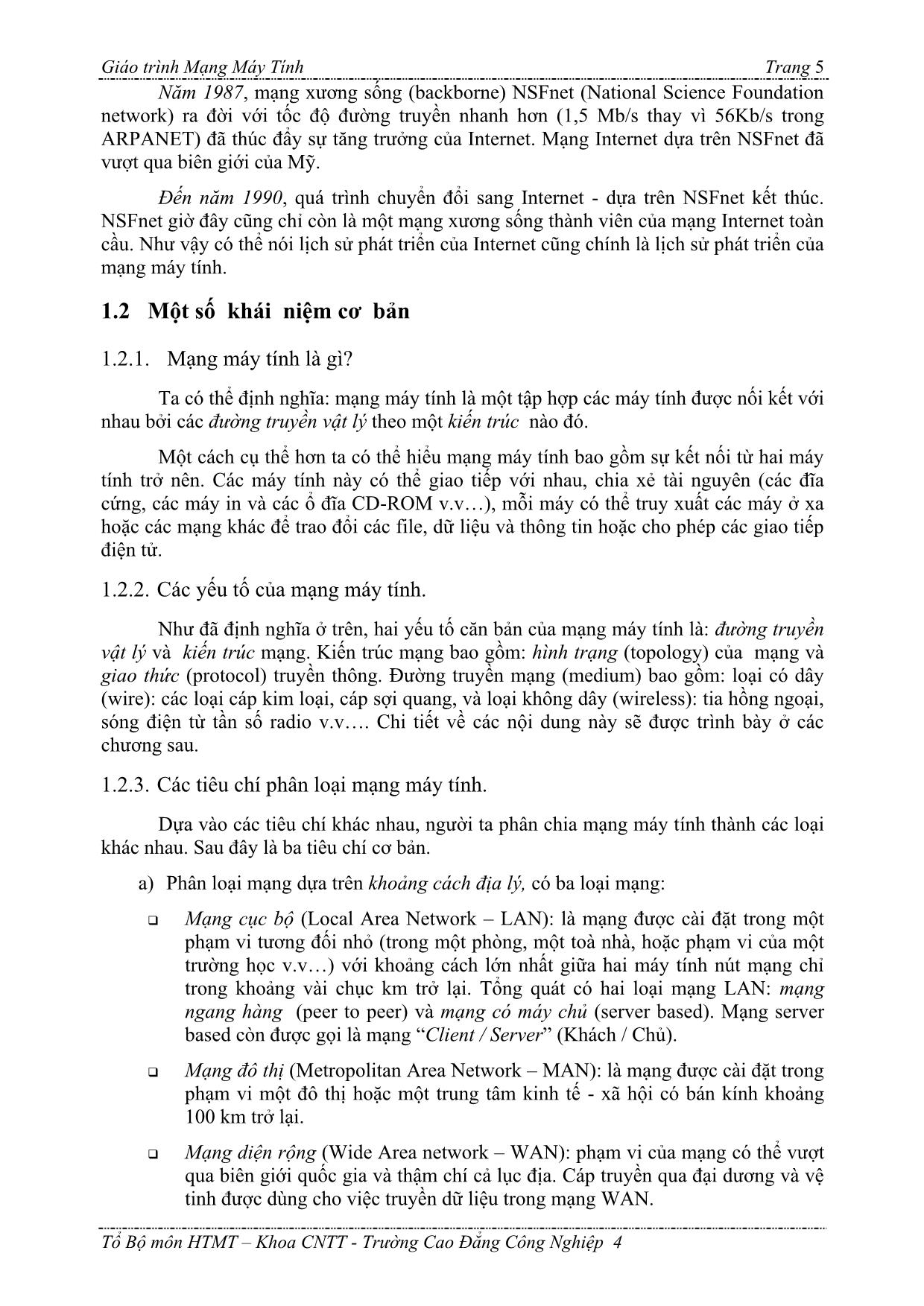 Giáo trình Mạng máy tính (Bản hay) trang 5