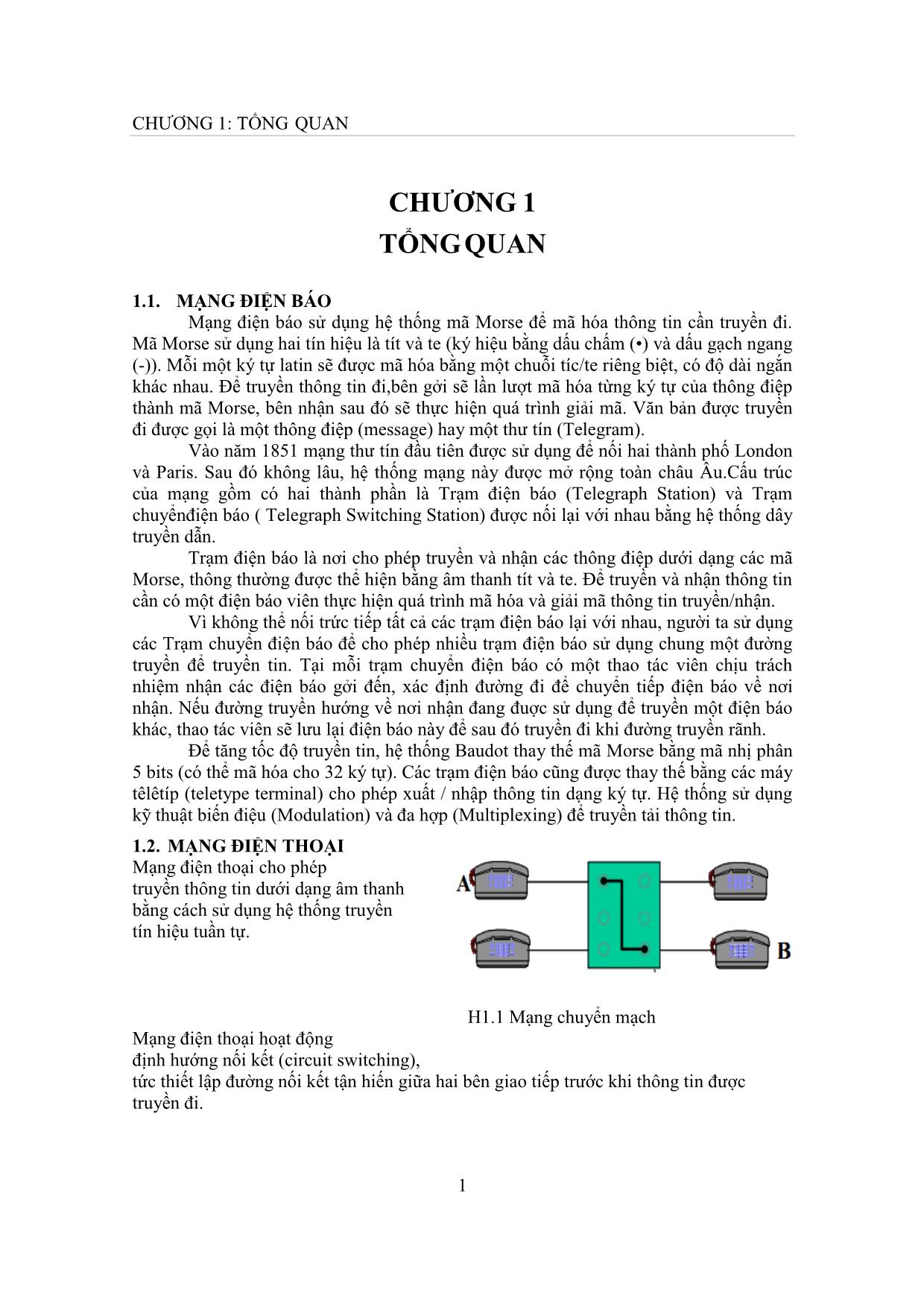 Giáo trình môn Mạng máy tính (Phần 1) trang 5