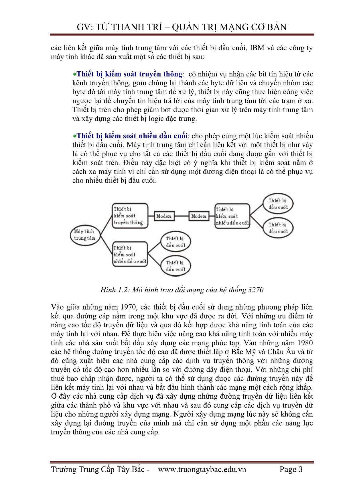 Giáo trình Quản trị mạng - Từ Thanh Trí trang 4