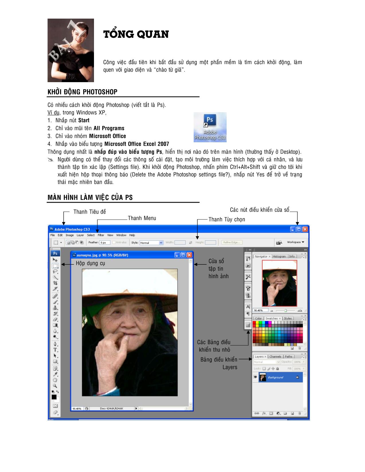 Giáo trình Thực hành Adobe Photoshop trang 5