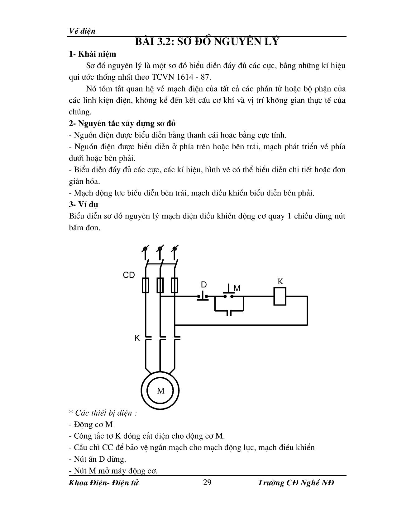 Giáo trình Vẽ kĩ thuật điện (Phần 2) trang 3