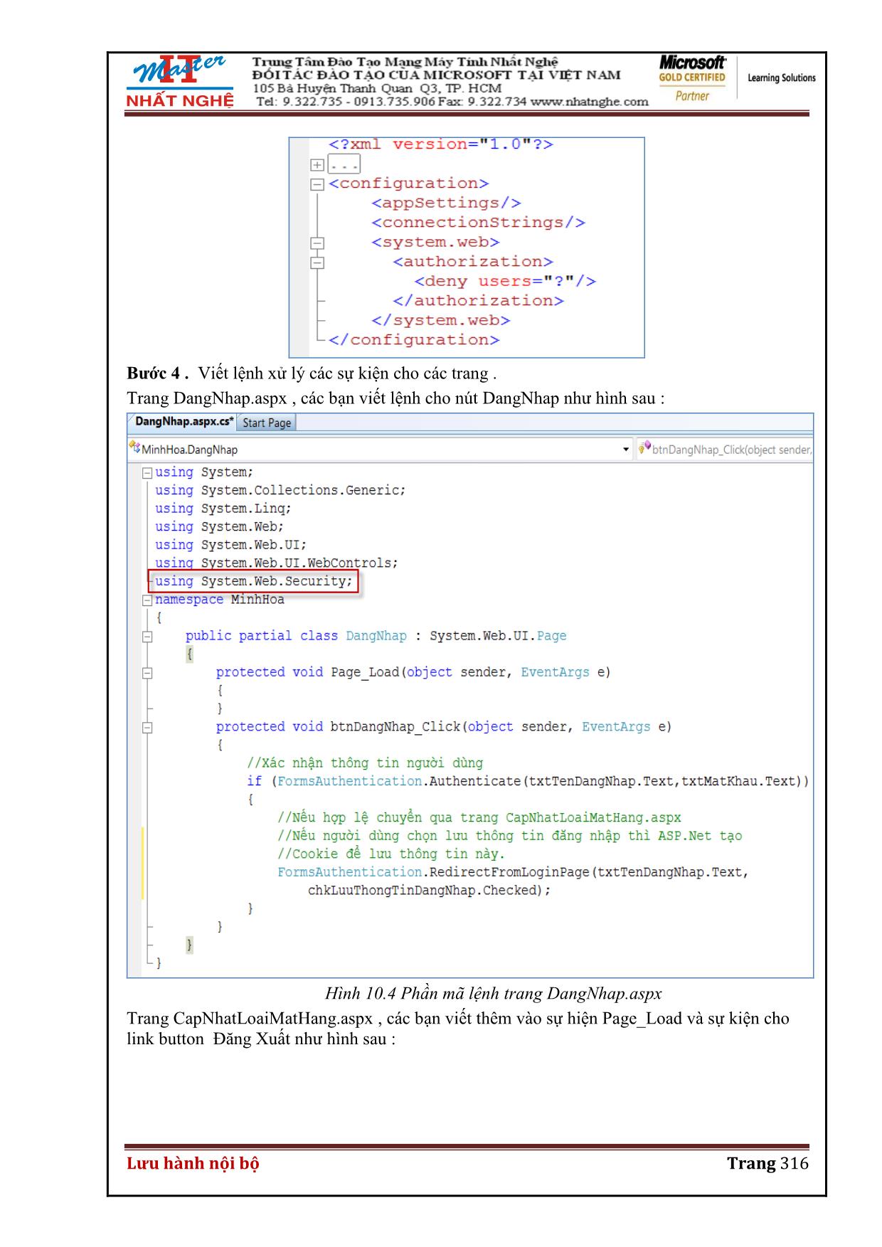 Giáo trình Visual Studio 2008 ASP.net (Phần 2) trang 5
