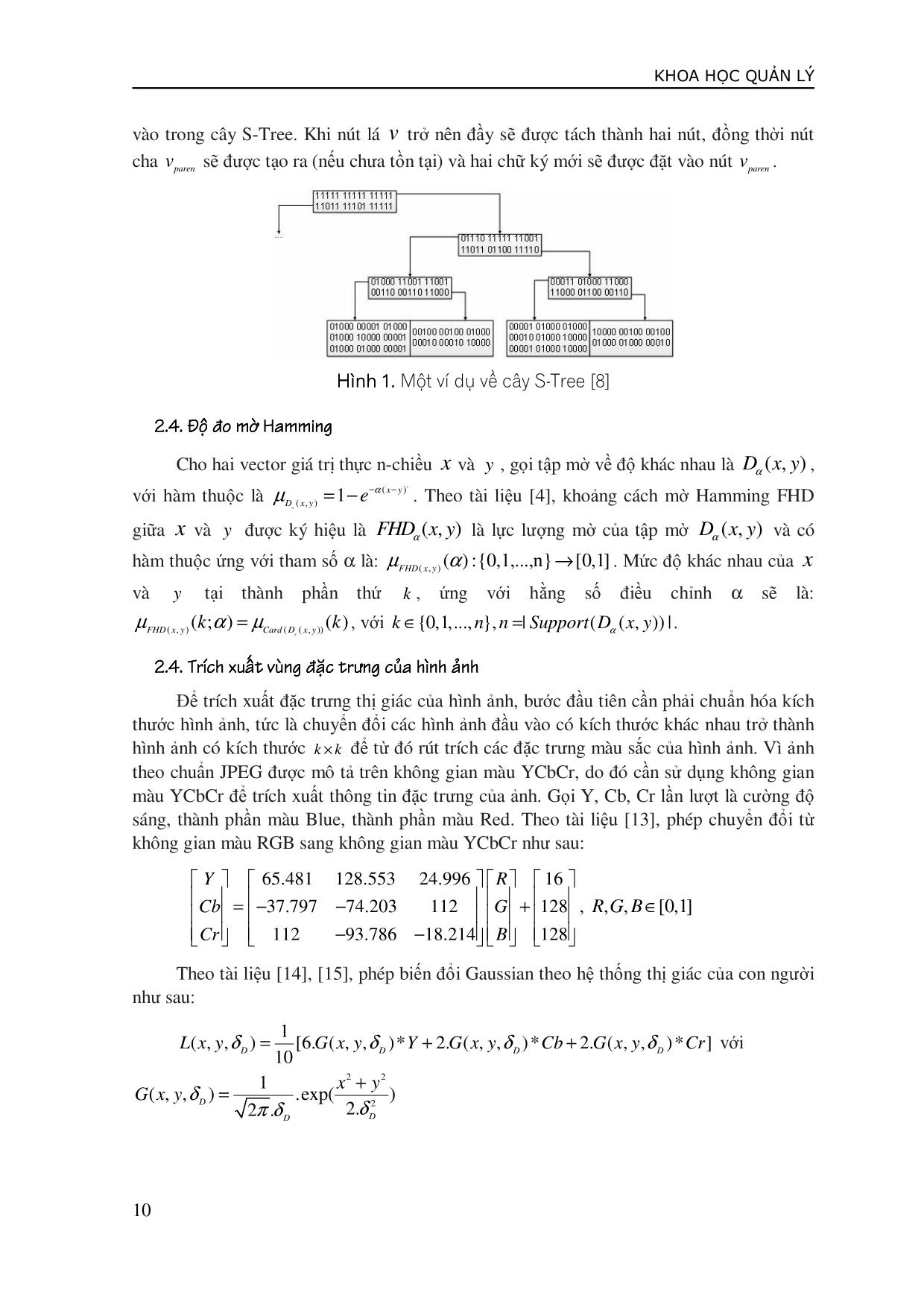 Hệ truy vấn ảnh sử dụng chữ ký mờ và cây FS-Tree trang 4