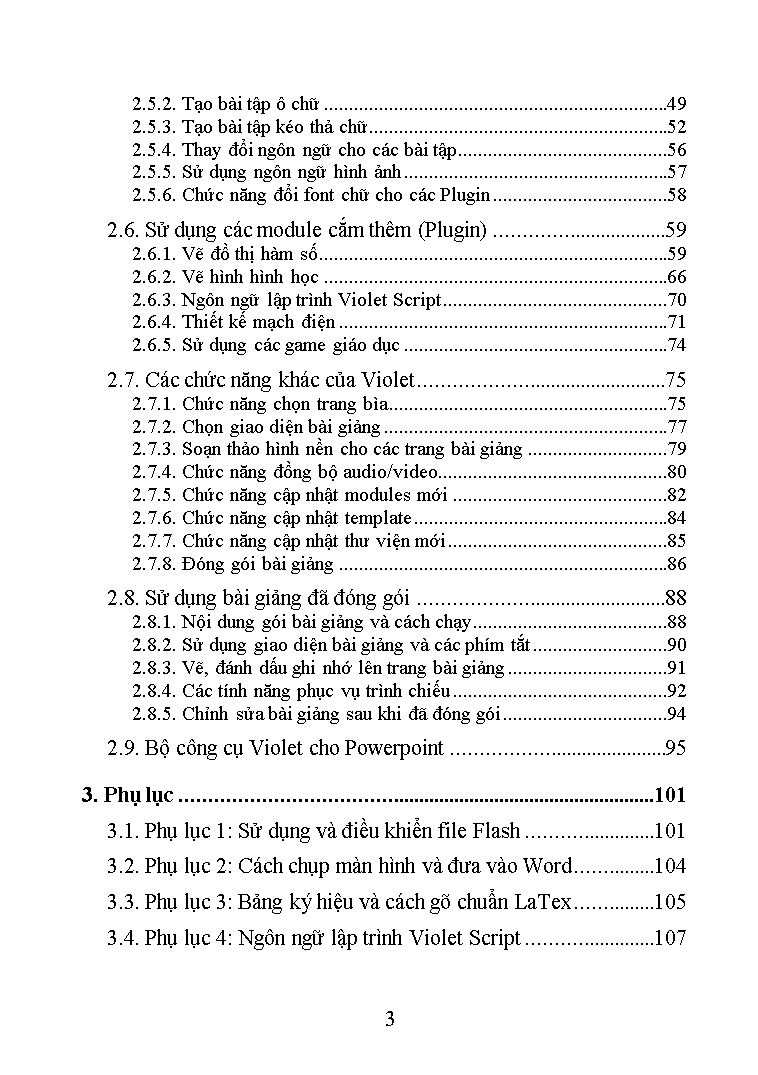 Hướng dẫn sử dụng Violet trang 3