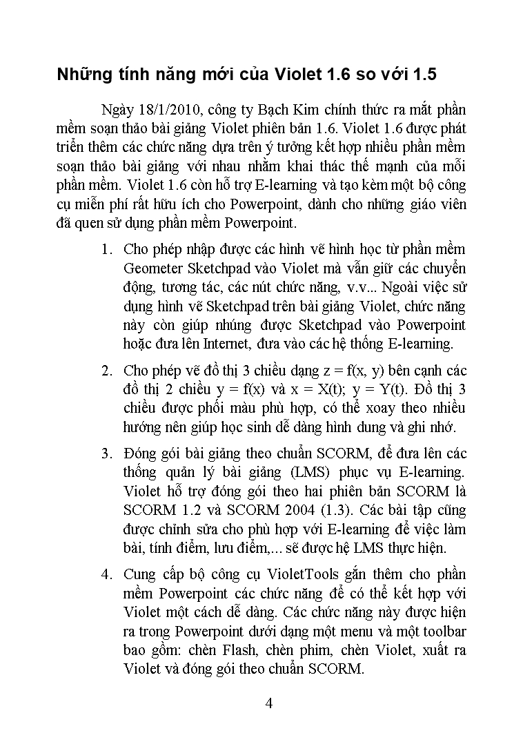 Hướng dẫn sử dụng Violet trang 4