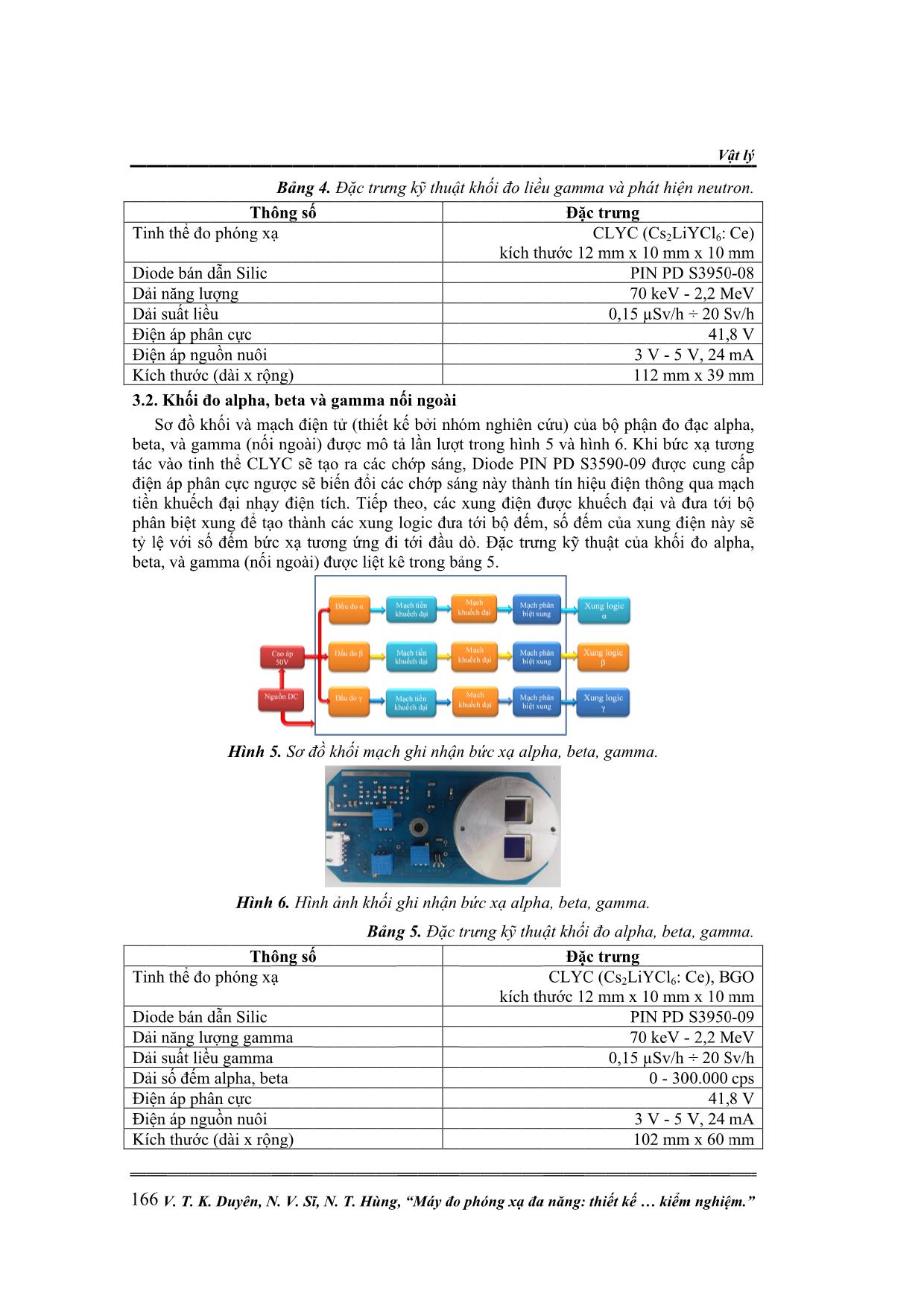 Máy đo phóng xạ đa năng: Thiết kế, chế tạo và kiểm nghiệm trang 5