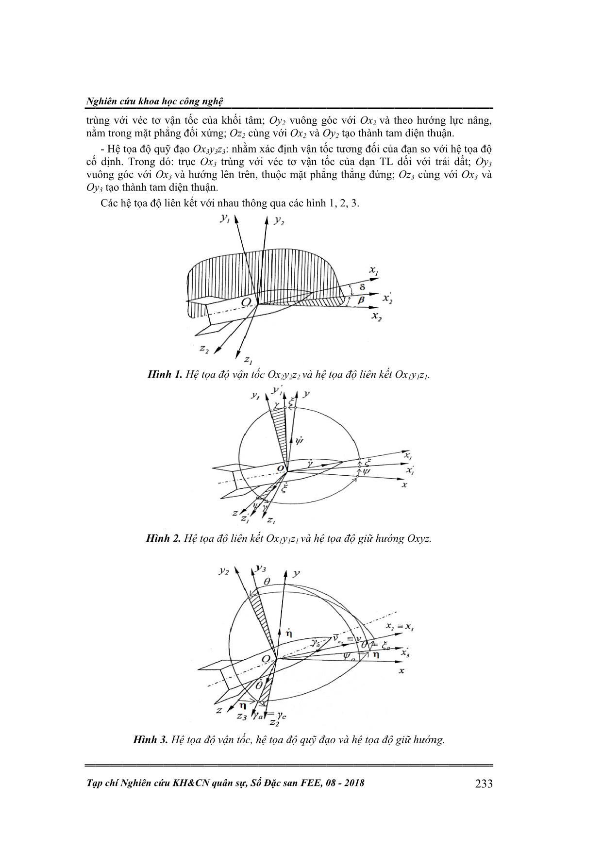 Mô hình bài toán mô tả chuyển động trong ống phóng của tên lửa nhiên liệu rắn không điều khiển trang 2