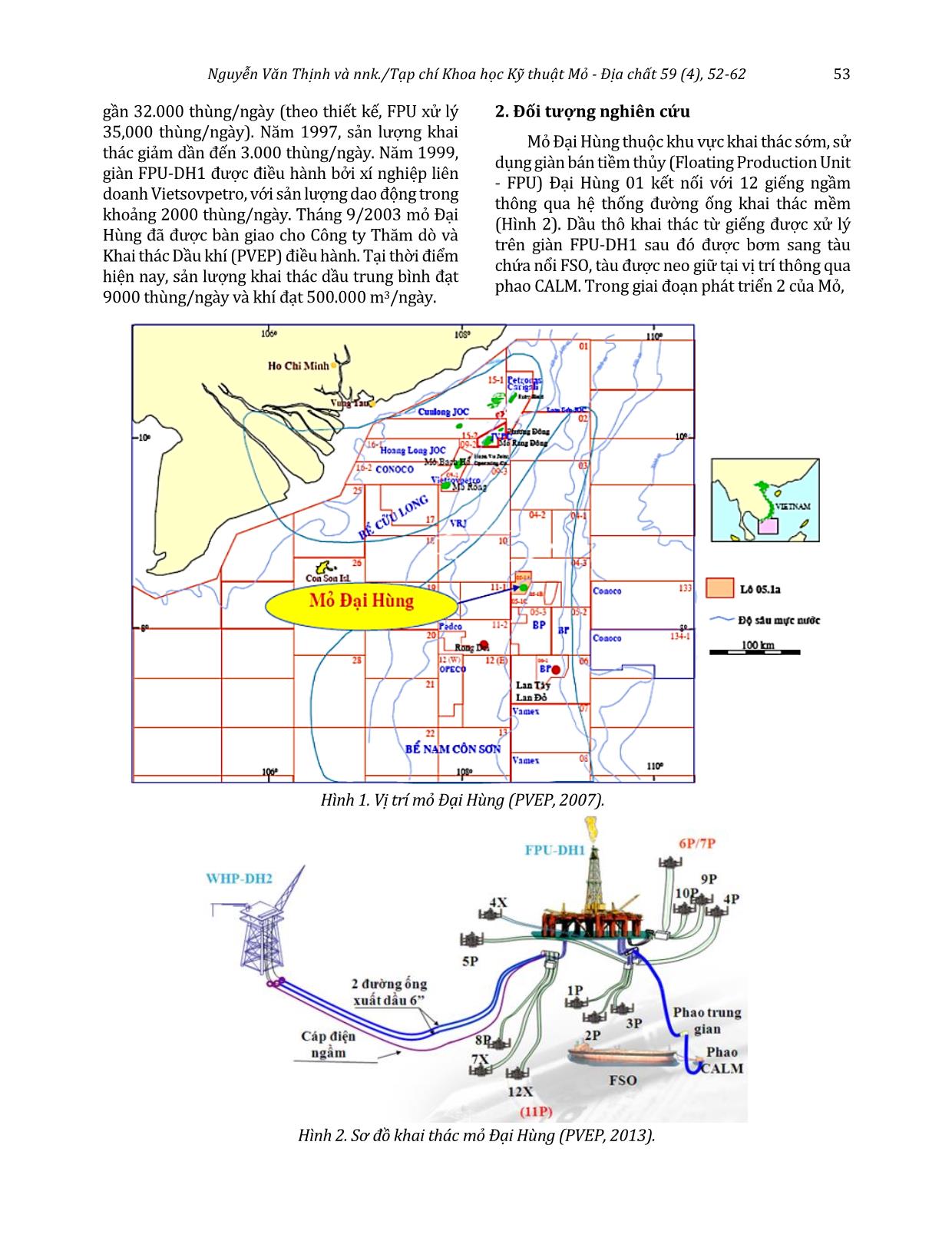 Nghiên cứu giải pháp đảm bảo dòng chảy cho đường ống vận chuyển dầu từ giàn WHP-DH2 tới giàn FPU-DH1 mỏ Đại Hùng trang 2