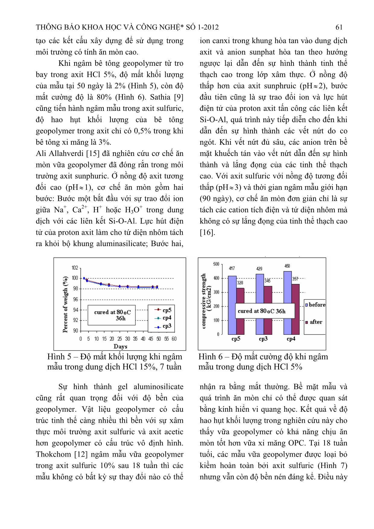 Nghiên cứu kỹ thuật bê tông Geopolymer từ tro bay không sử dụng xi măng Portland trang 4