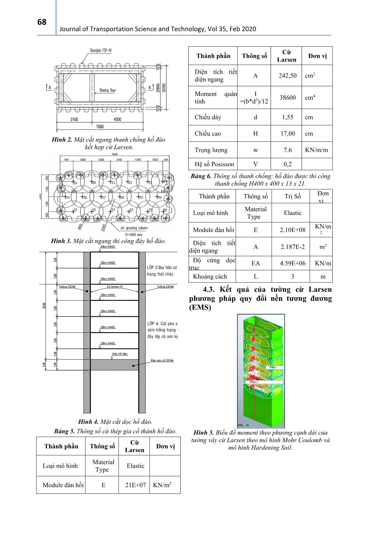 Nghiên cứu ứng dụng giải pháp kết hợp cọc đất xi măng và cừ thép để giữ ổn định thành hố đào sâu cho dự án cải thiện môi trường nước thành phố Hồ Chí Minh trang 4