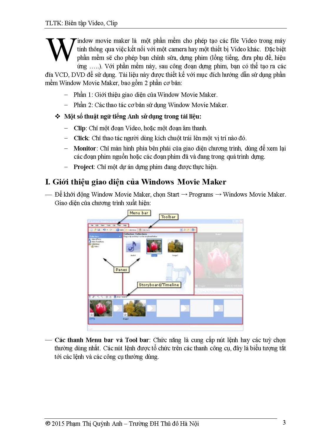 Phần mềm dựng phim Windows Movie Maker trang 3