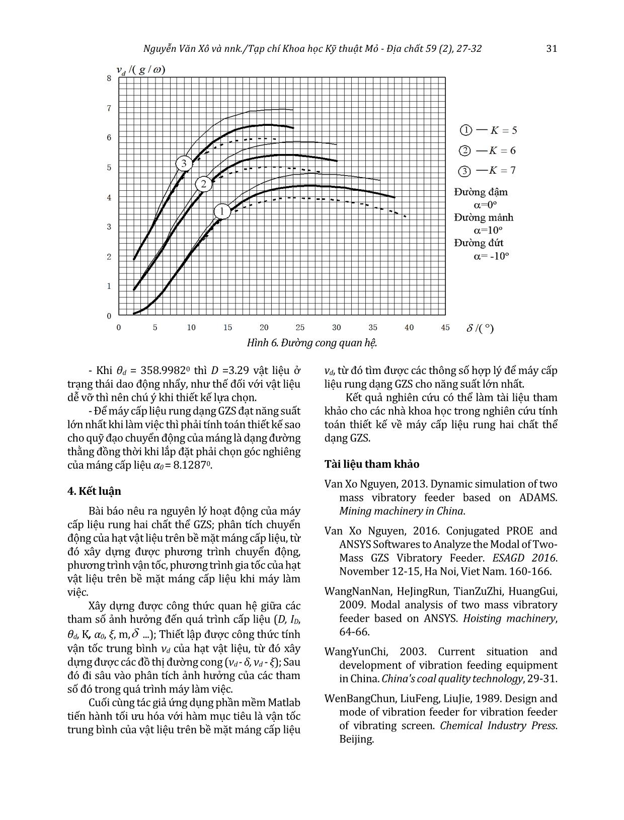 Phân tích chuyển động của hạt vật liệu và tối ưu hóa các tham số của máy cấp liệu rung hai chất thể GZS trang 5