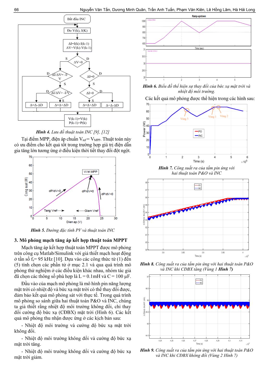 So sánh các thuật toán bắt điểm công suất cực đại bằng phương pháp mô phỏng và thực nghiệm trang 3