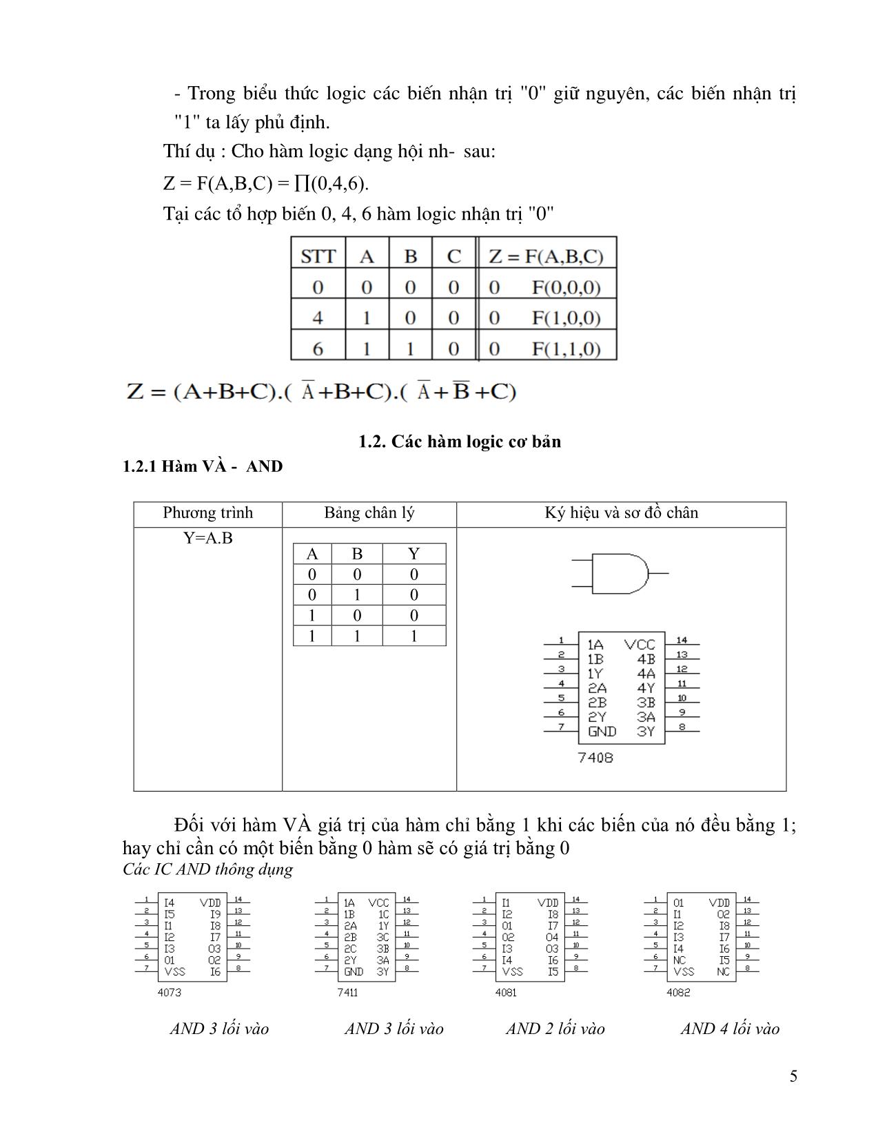 Thiết kế mạch Logic và Analog trang 5
