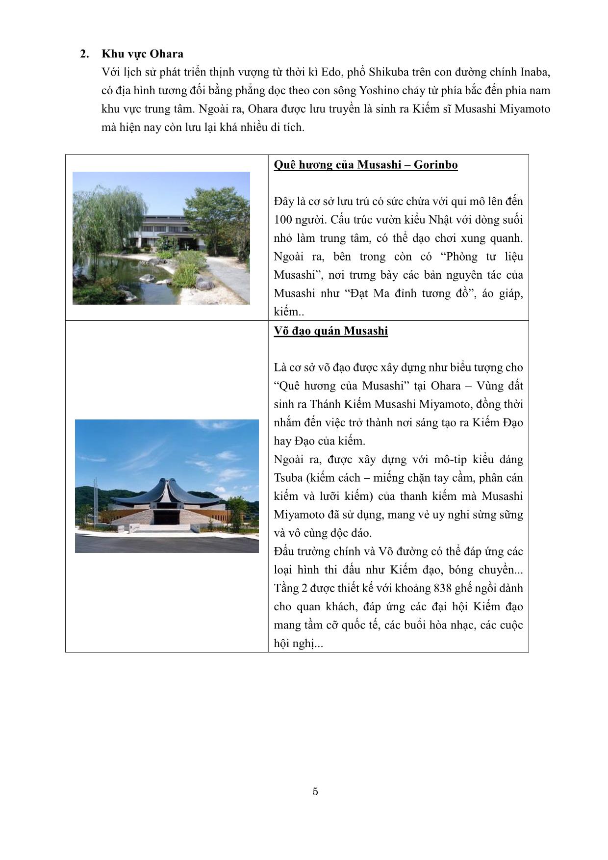 Tổng quan về du lịch thành phố Mimasaka tỉnh Okayama trang 5