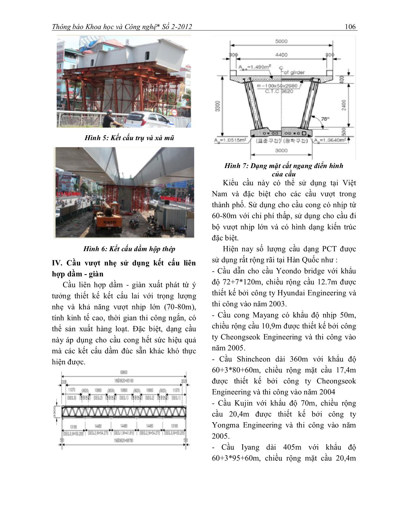 Triển vọng áp dụng kết cấu nhịp dầm thép cho cầu vượt nhẹ thi công nhanh ở Việt Nam trang 3