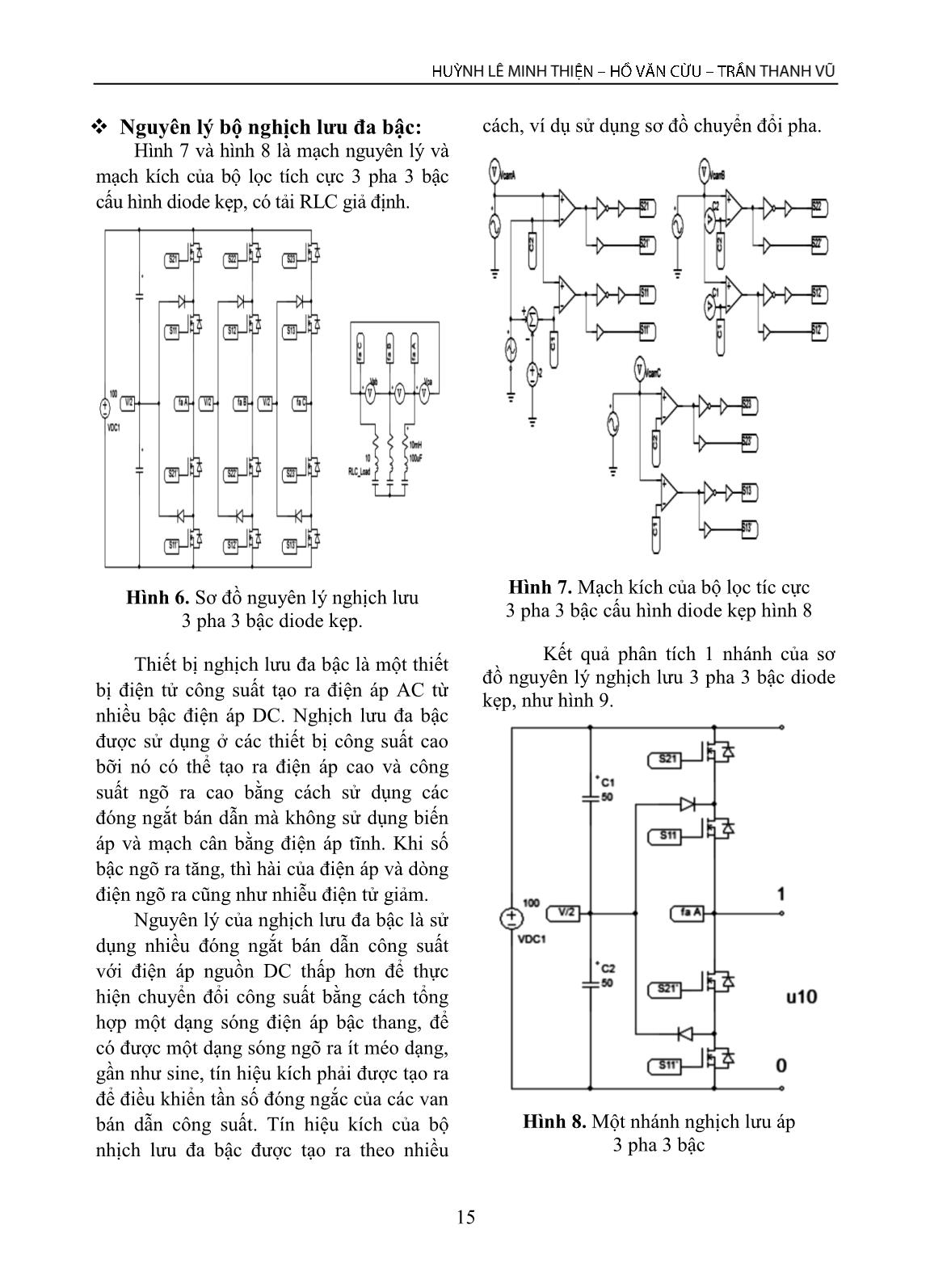 Xây dựng giải pháp điều khiển thích nghi hội tụ nhanh để thiết kế bộ lọc tích cực 3 pha trang 5