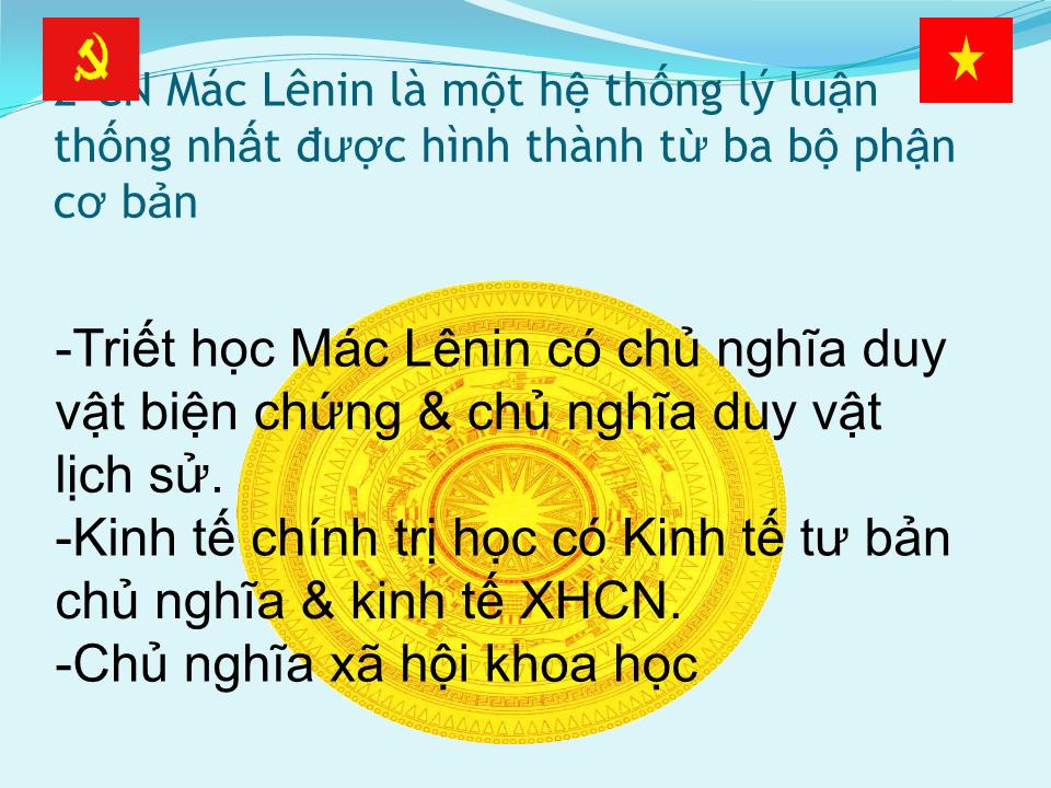 Bài giảng Chủ nghĩa Mác Lênin và tư tưởng Hồ Chí Minh Là nền tảng tư tưởng và kim chỉ nam cho hành động trang 2